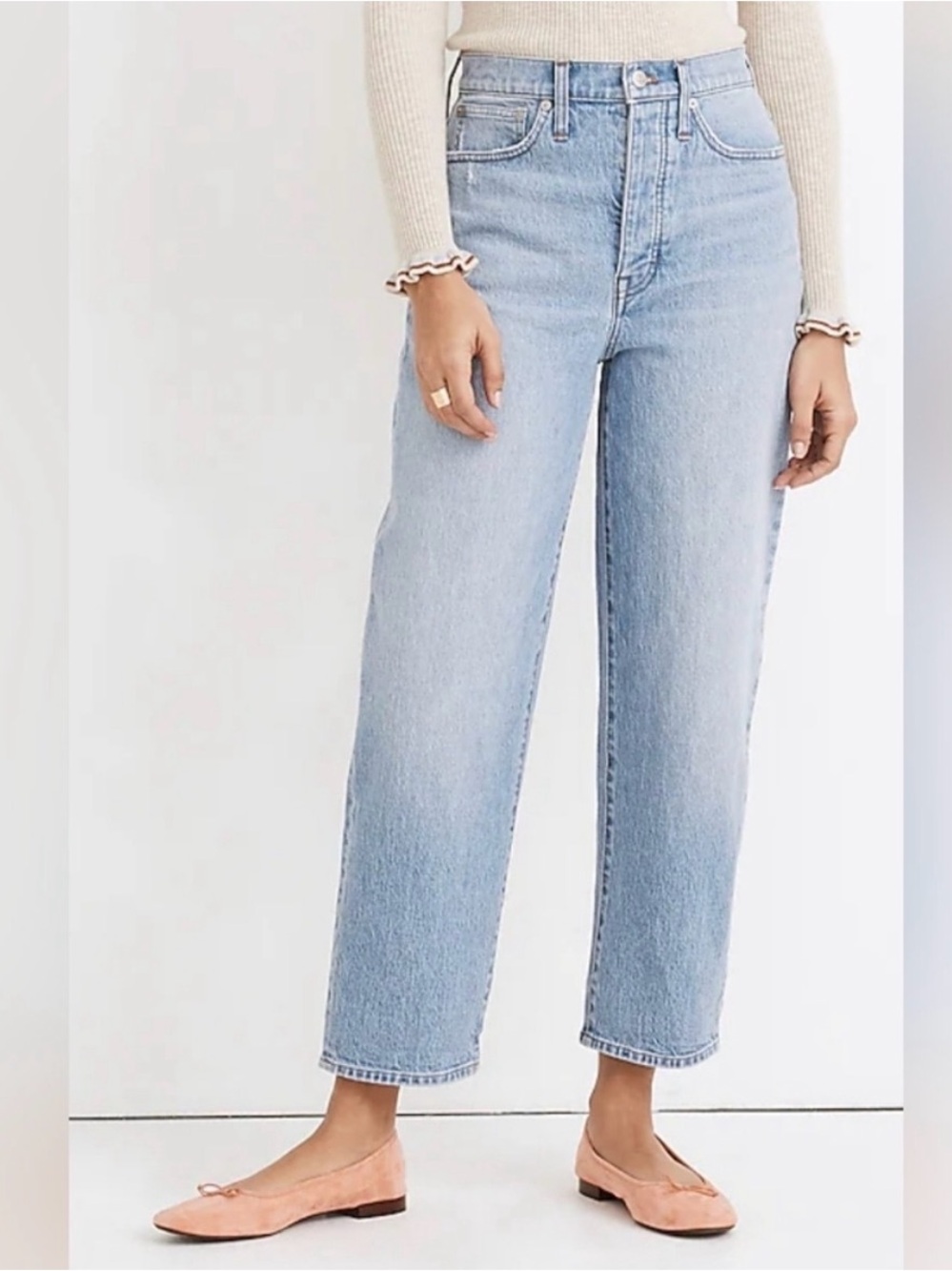 Madewell Light Blue Straight Leg Jeans